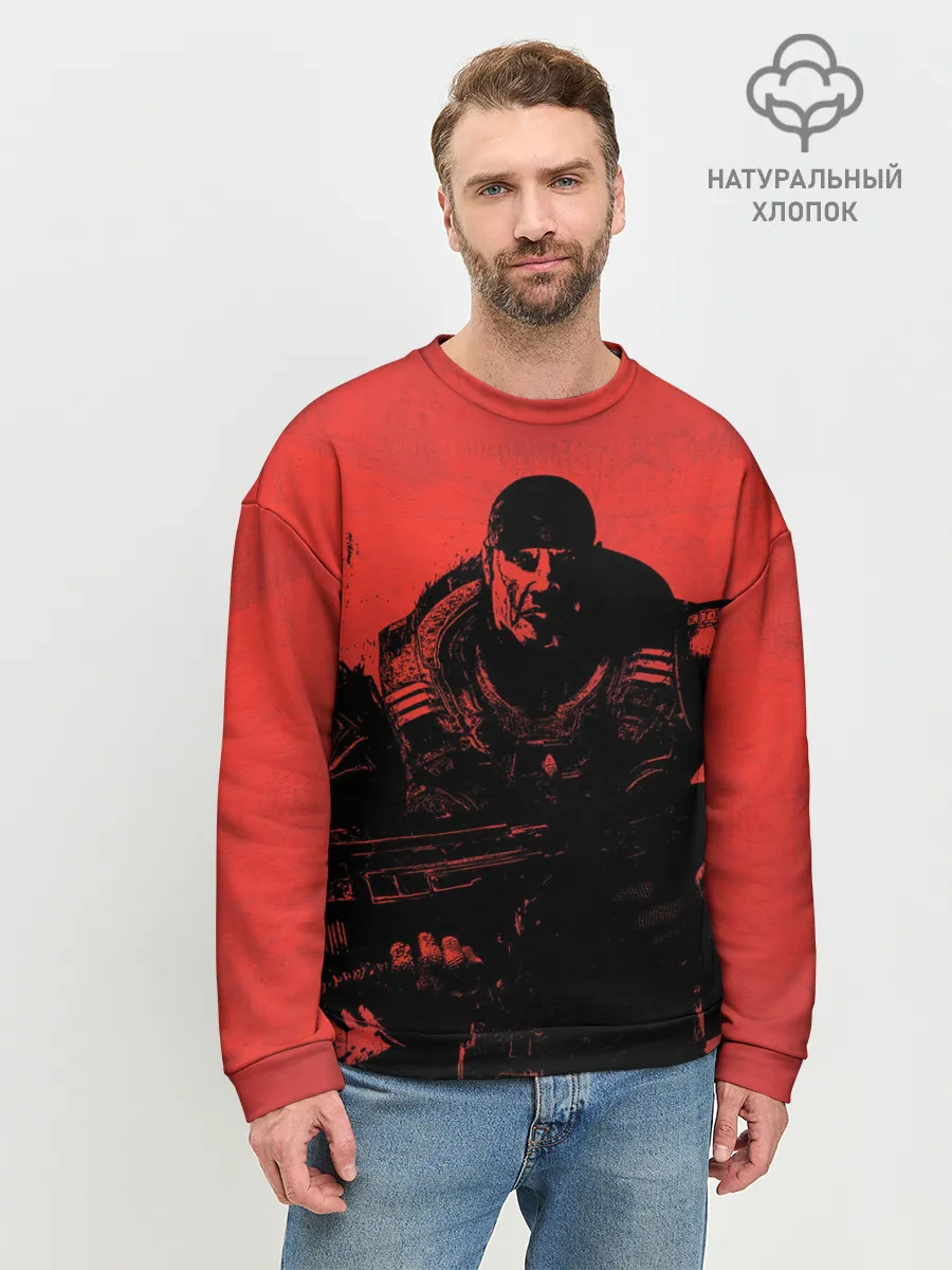 Мужской свитшот базовый / Злой Маркус