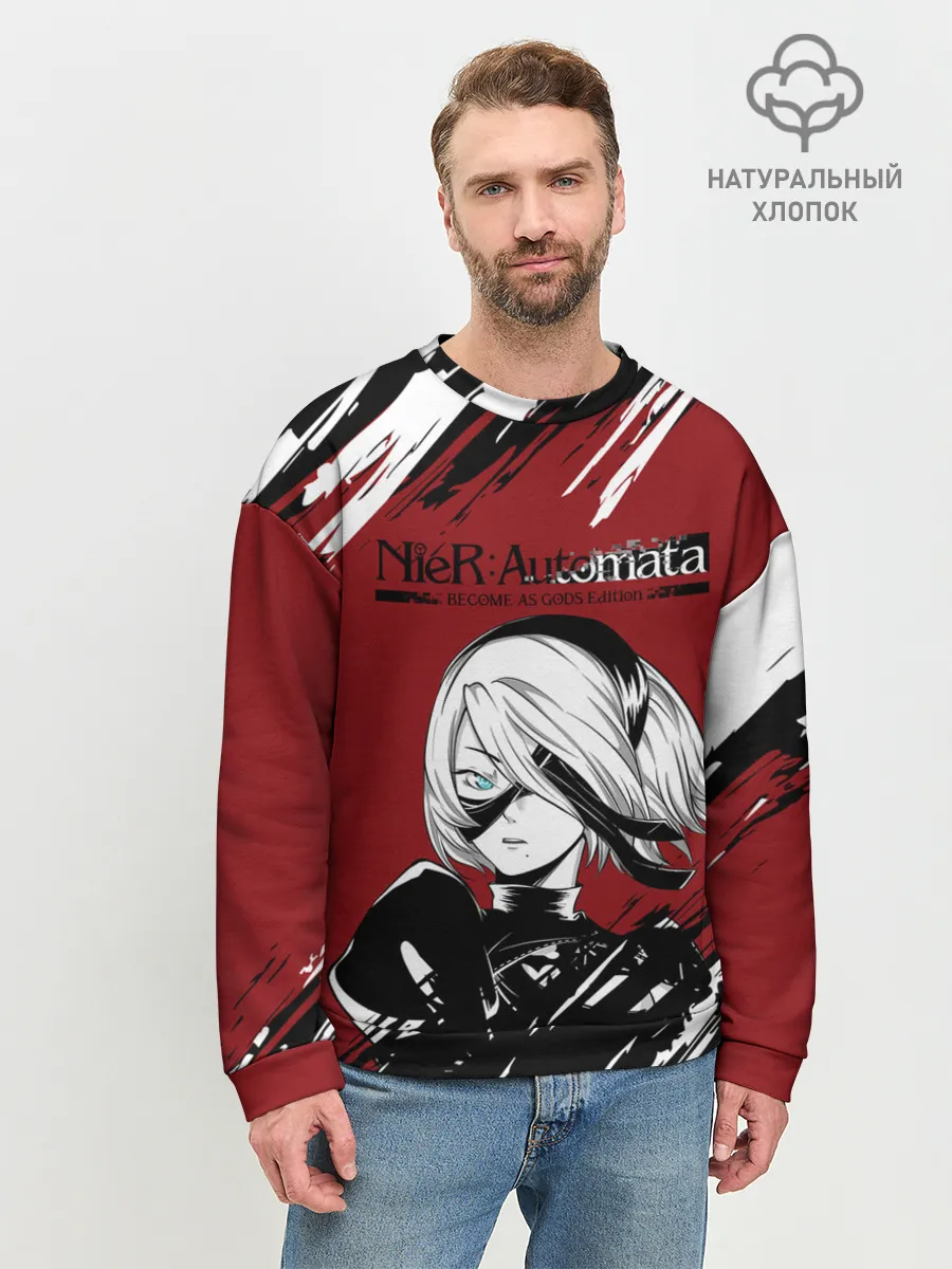 Мужской свитшот базовый / ЙоРХа | Nier Automata