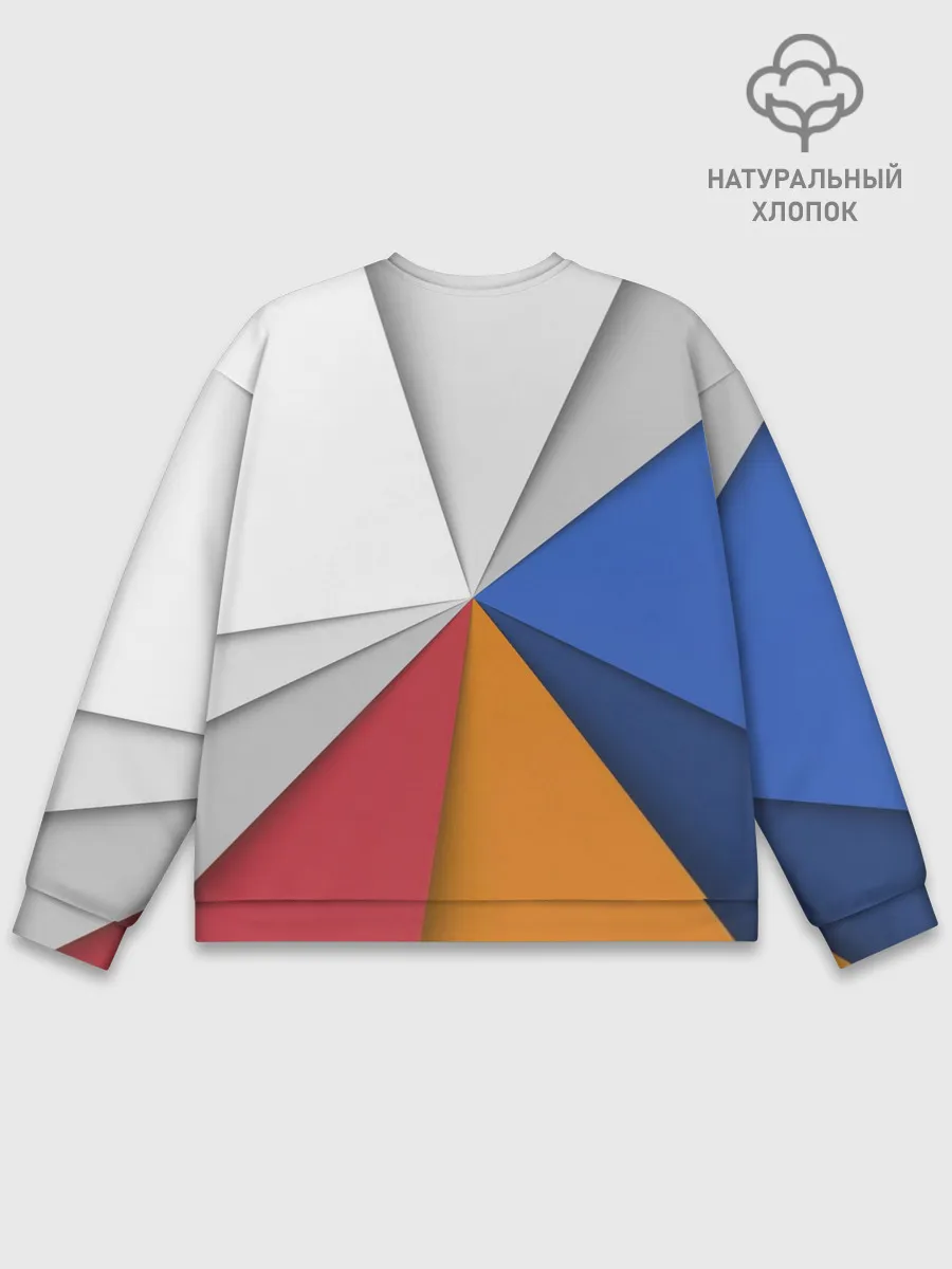 Мужской свитшот базовый / Трегоугольник