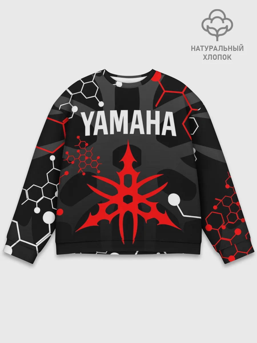 Мужской свитшот базовый / YAMAHA / ЯМАХА / МОТОСПОРТ