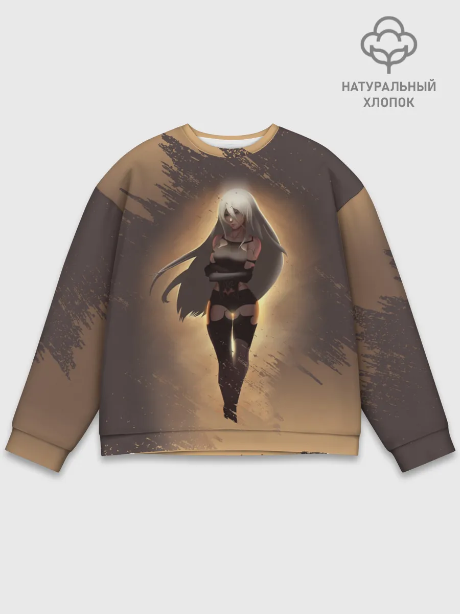 Мужской свитшот базовый / Type A No.2 | Nier Automata