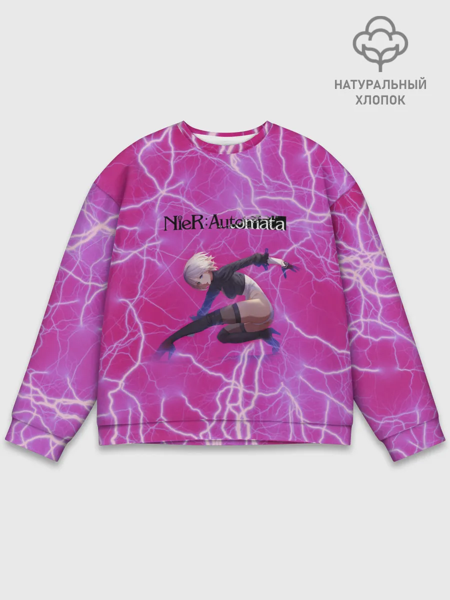 Мужской свитшот базовый / YoRHa Light | Nier Automata