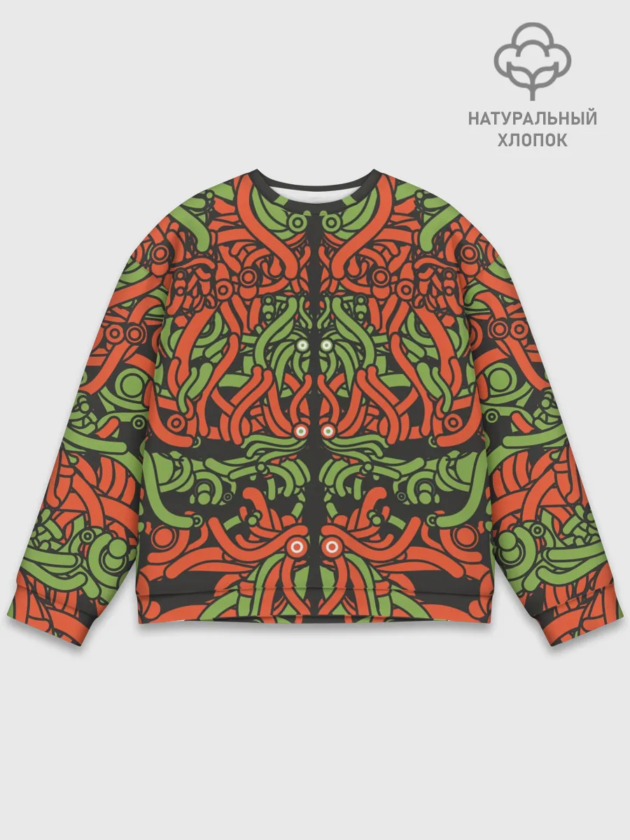 Мужской свитшот базовый / Щупальца пришельца