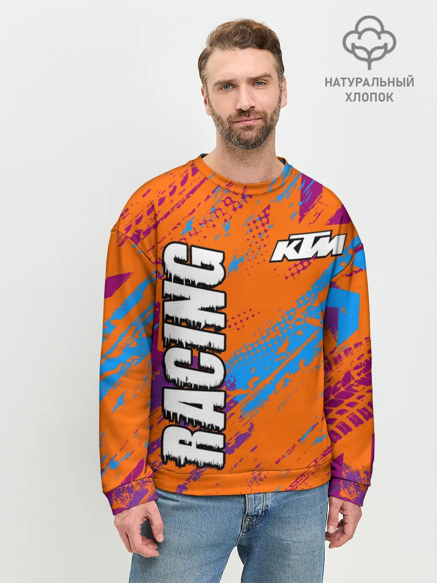 Мужской свитшот базовый / KTM MOTORCYCLES / КТМ МОТОЦИКЛЫ