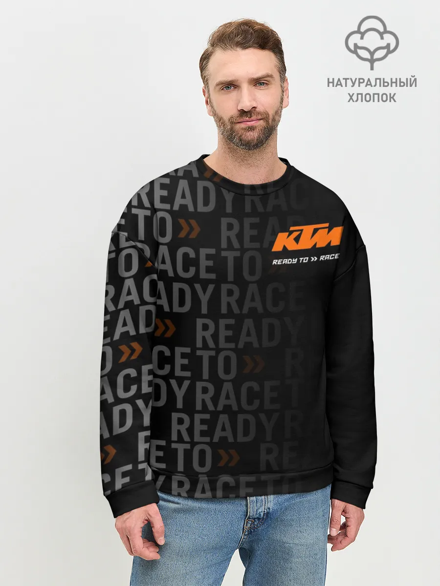 Мужской свитшот базовый / KTM MOTORCYCLES / КТМ МОТОЦИКЛЫ