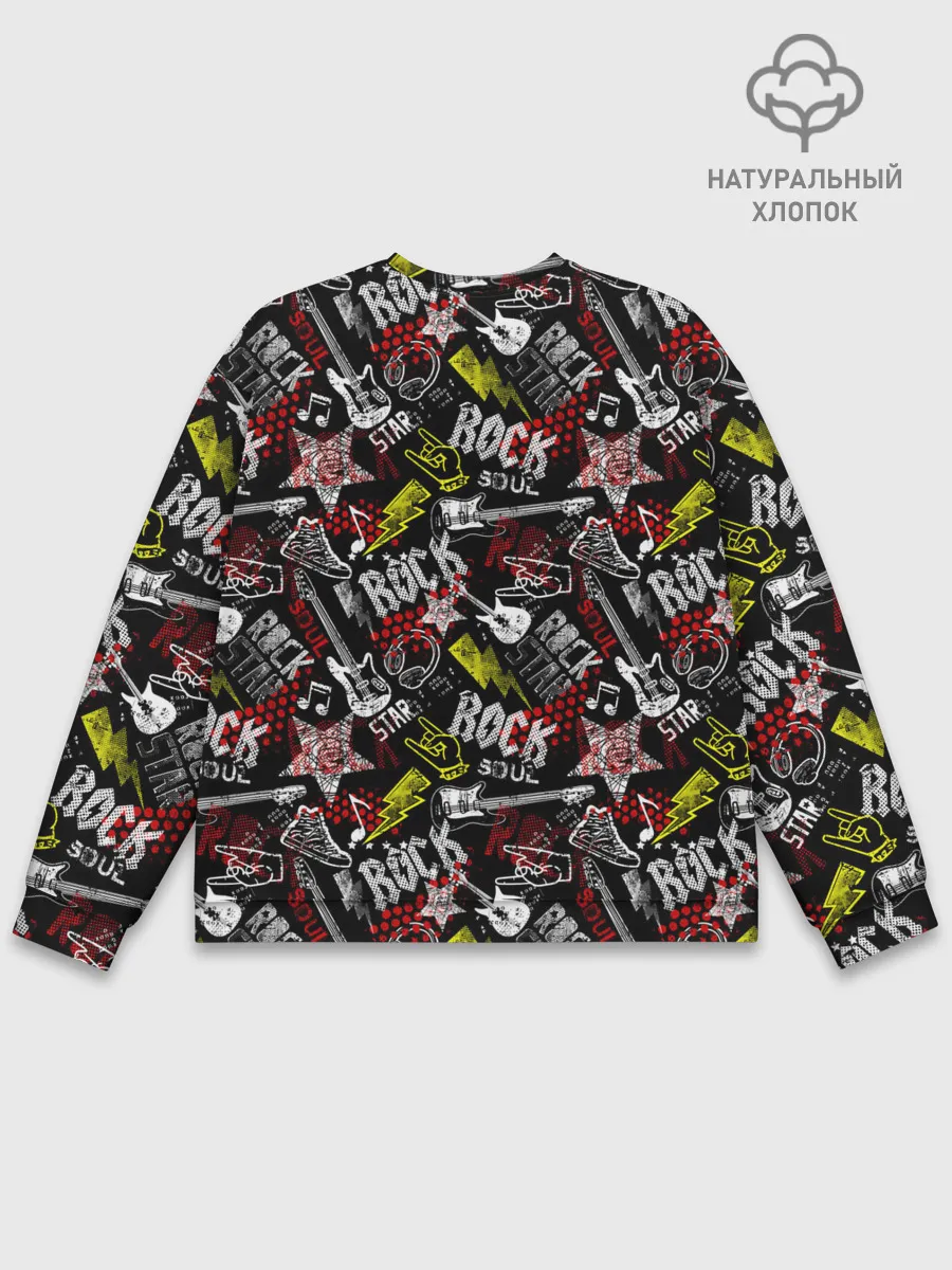 Мужской свитшот базовый / ROCK MUSIC