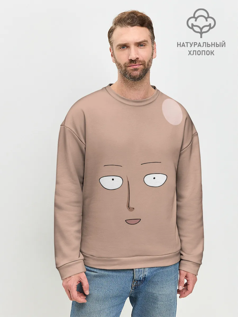 Мужской свитшот базовый / Сайтама One-Punch Man