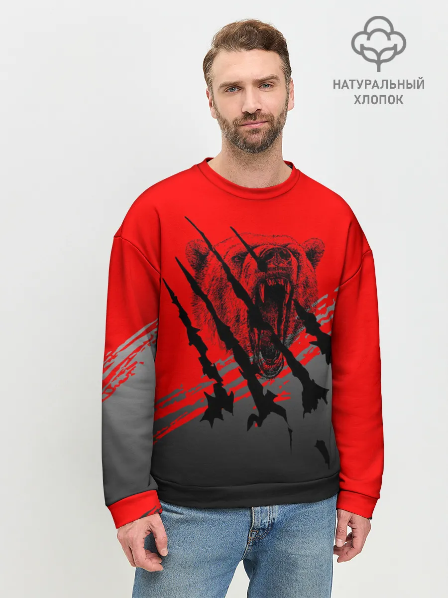 Мужской свитшот базовый / Славянские символы