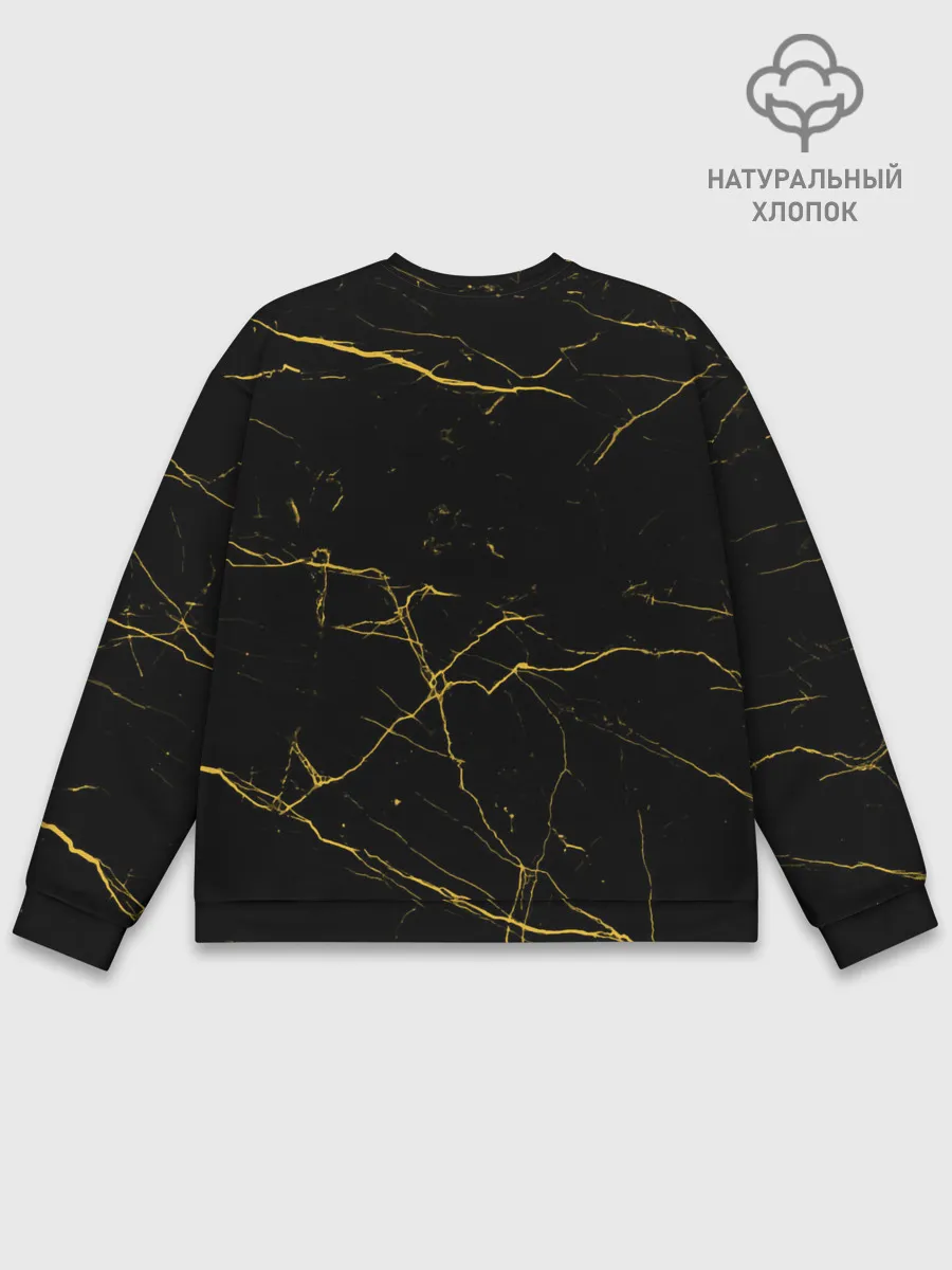 Мужской свитшот базовый / Чёрный клевер Черный Аста