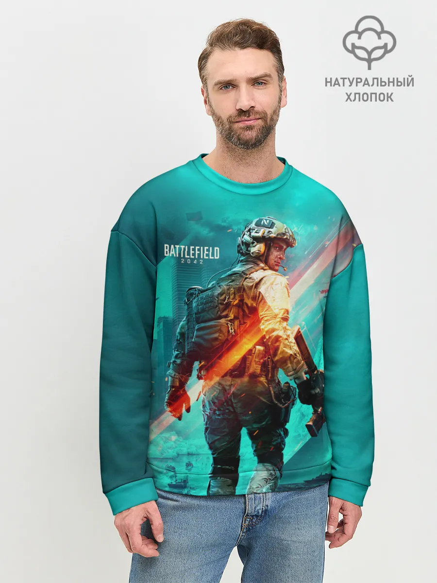 Мужской свитшот базовый / BATTLEFIELD 2042 / Батлфилд
