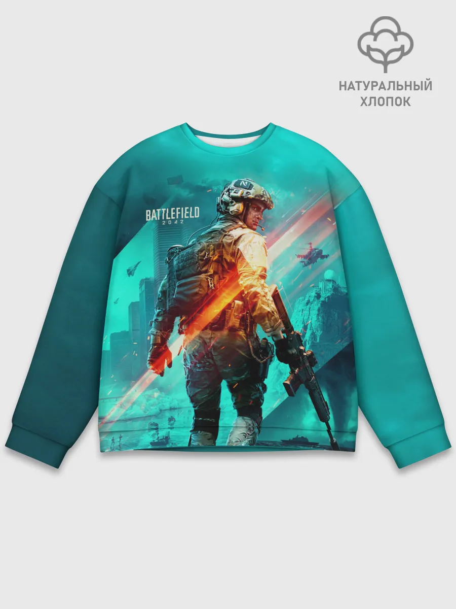 Мужской свитшот базовый / BATTLEFIELD 2042 / Батлфилд