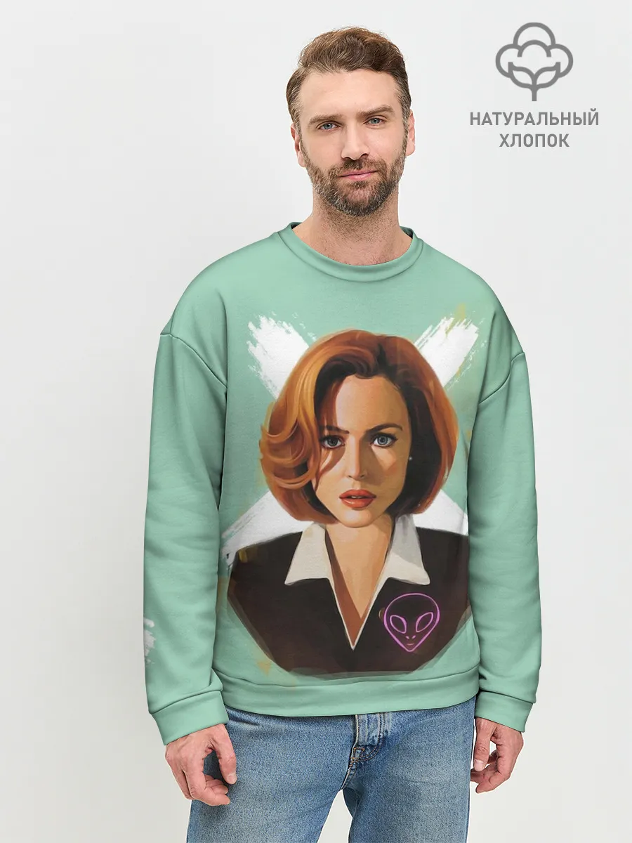 Мужской свитшот базовый / Дана Скалли