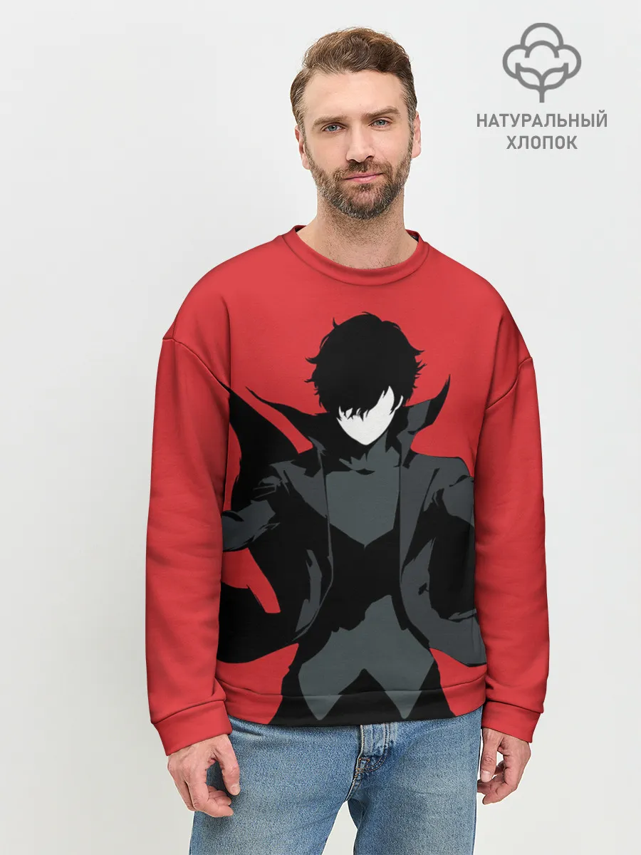 Мужской свитшот базовый / Чёрный Рэн