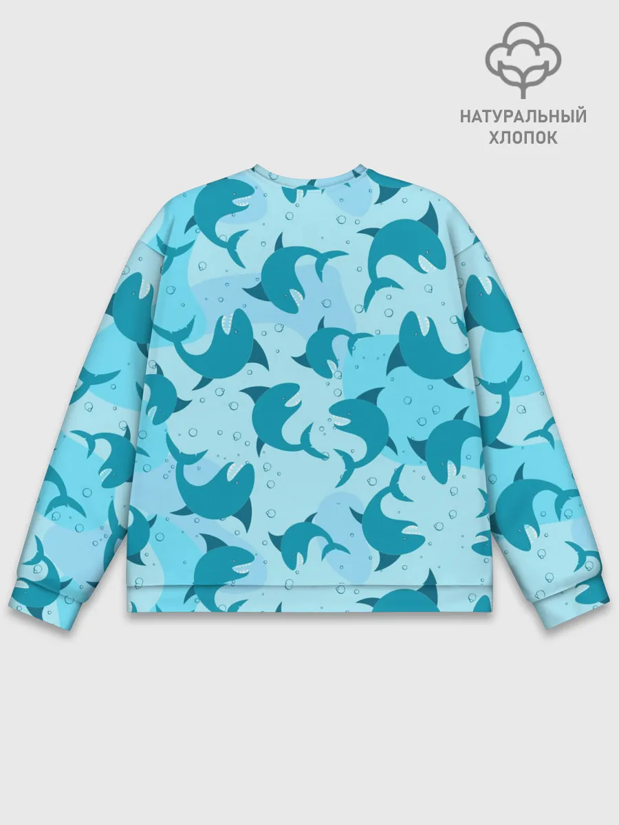 Мужской свитшот базовый / Акулы