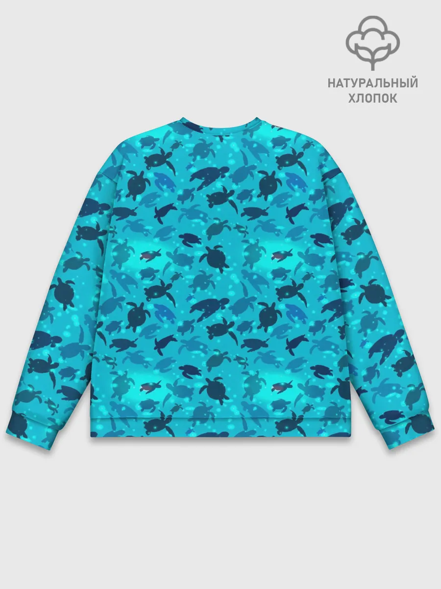 Мужской свитшот базовый / Черепашки