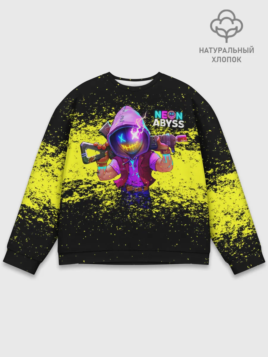 Мужской свитшот базовый / Neon Abyss