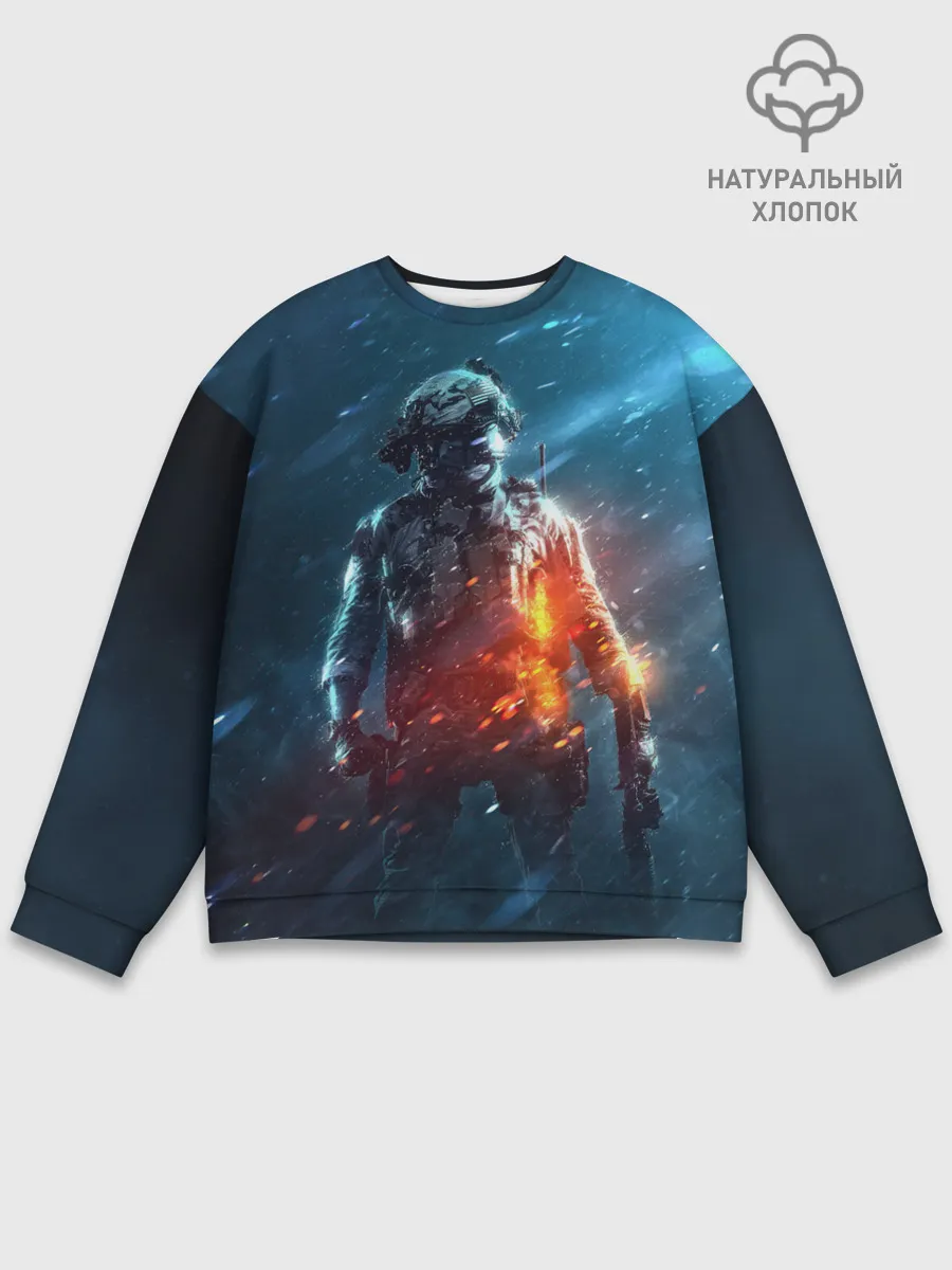 Мужской свитшот базовый / BATTLEFIELD / Батлфилд