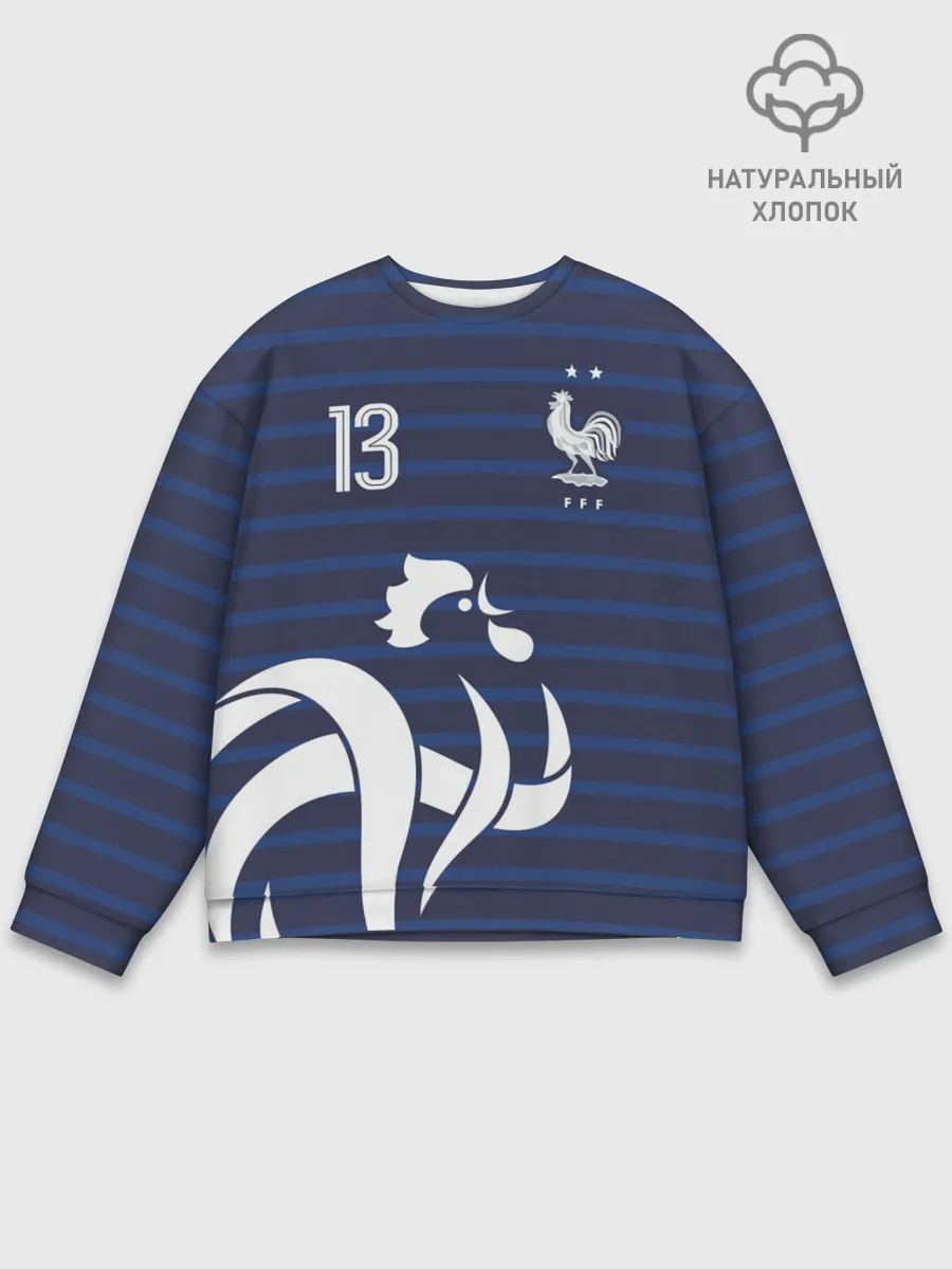 Мужской свитшот базовый / Канте в стиле формы Франции