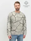 Мужской свитшот базовый / Трещины на земле