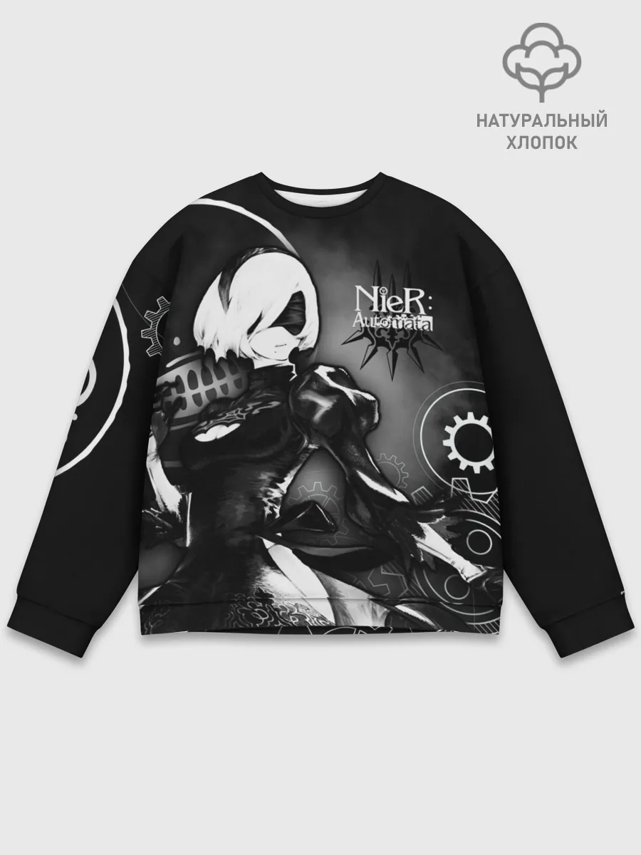 Мужской свитшот базовый / 2B Nier: Automata