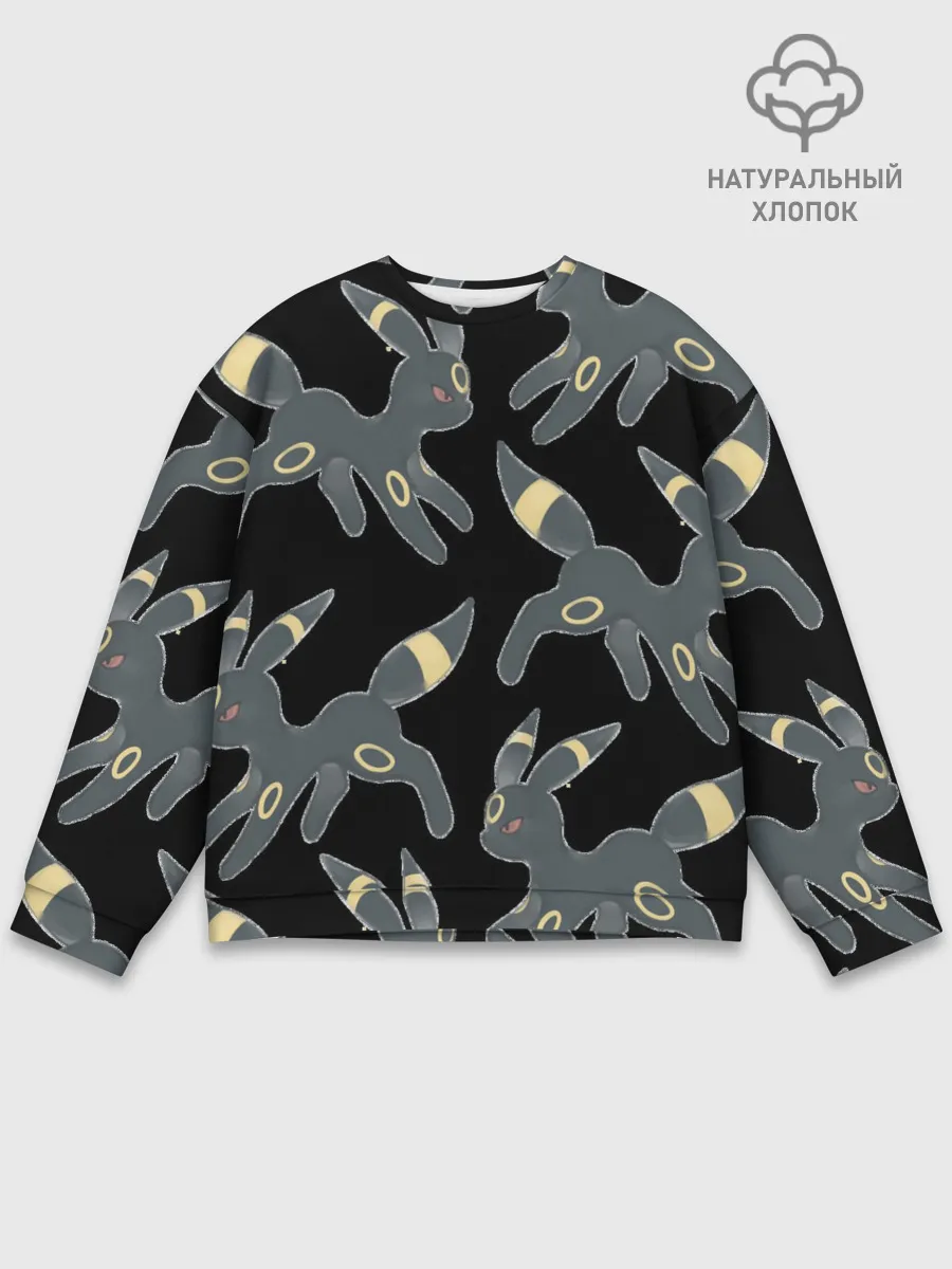 Мужской свитшот базовый / покемон Амбреон