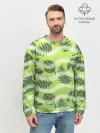 Мужской свитшот базовый / Тропический фон