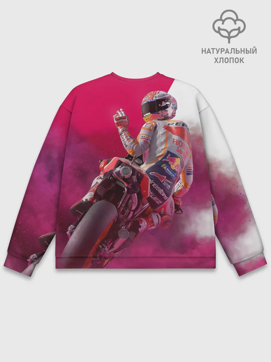 Мужской свитшот базовый / Парень На Мотоцикле