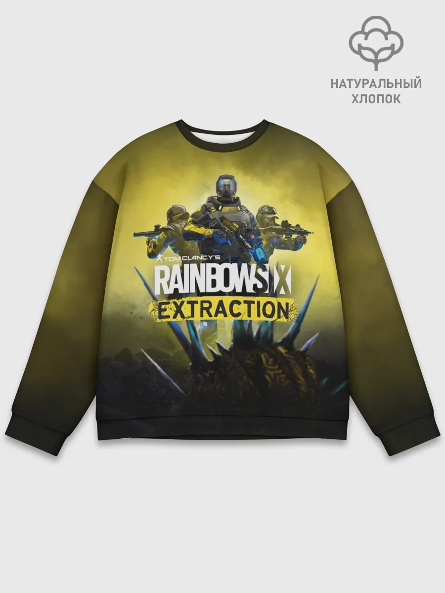 Мужской свитшот базовый / Rainbow Six Extraction / Радуга 6 Эвакуация