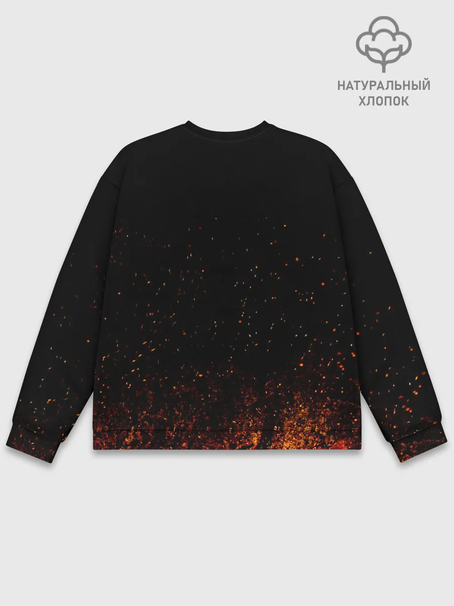 Мужской свитшот базовый / ВОЛЕЙБОЛ!! Нишиноя в огне