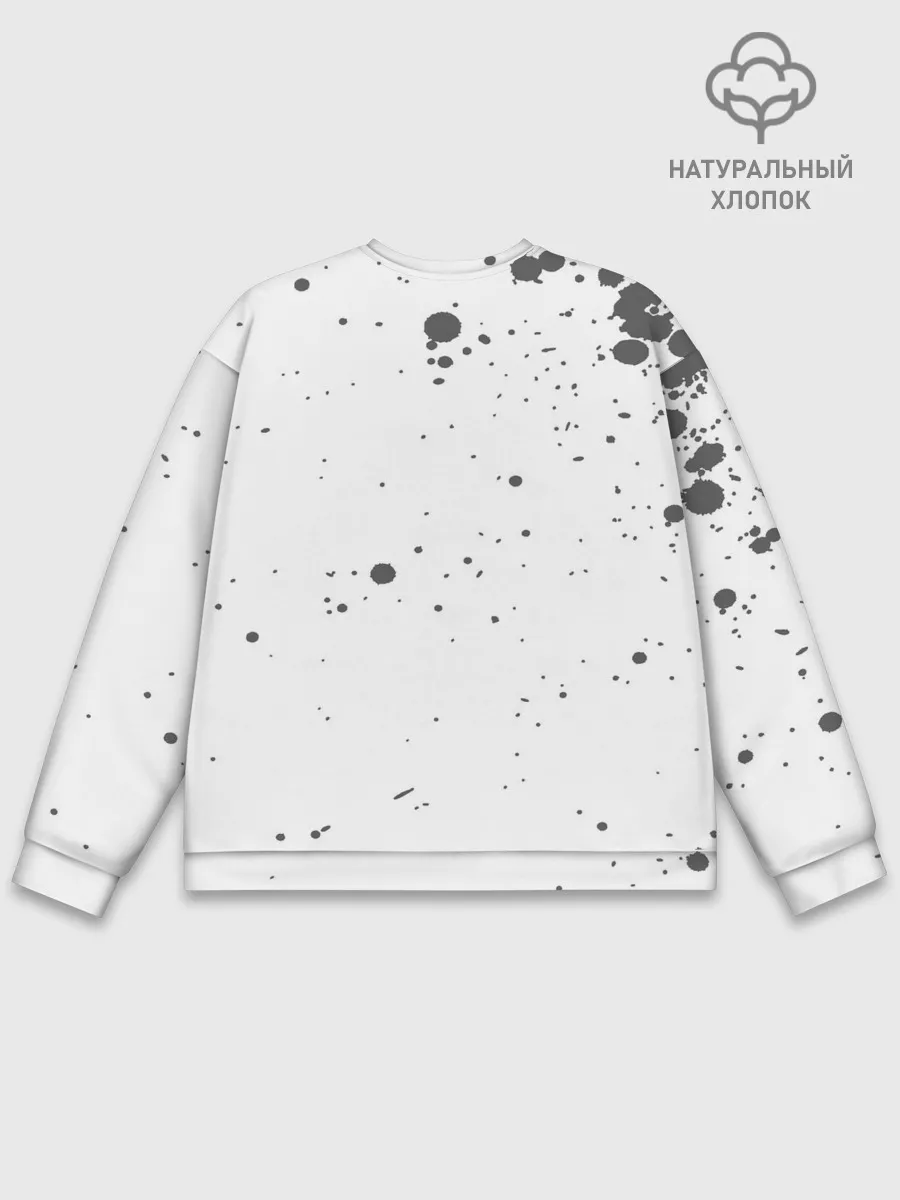 Мужской свитшот базовый / Черный Аста | Чёрный клевер