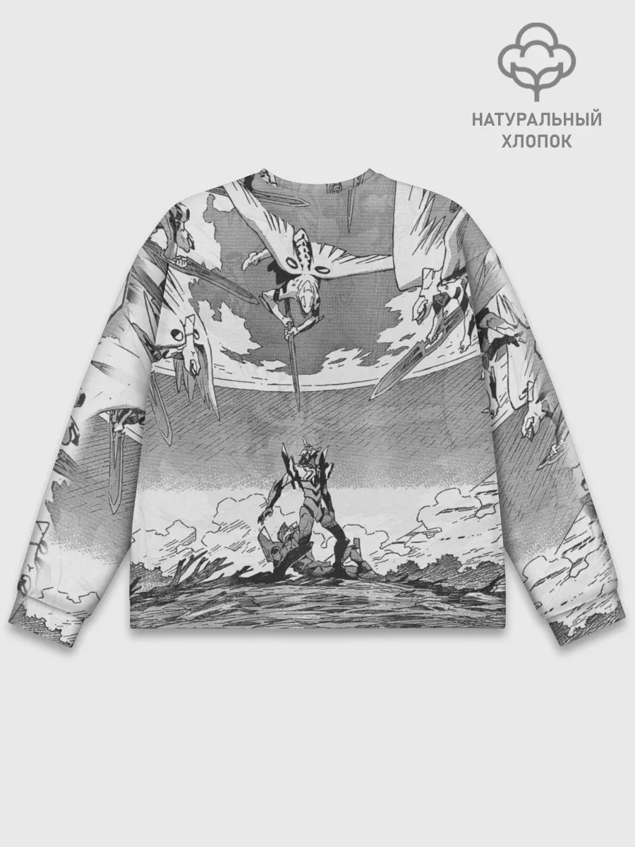 Мужской свитшот базовый / Eves battle with the angel