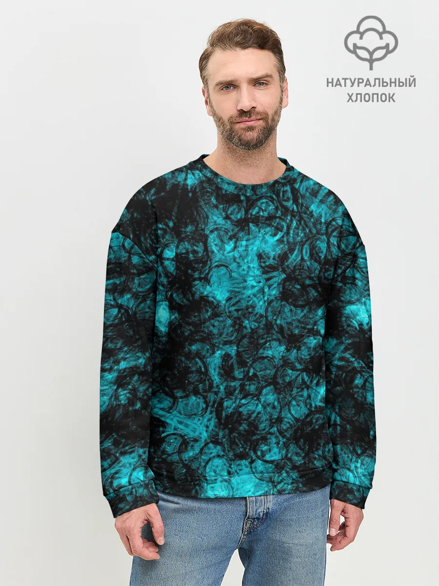 Мужской свитшот базовый / Кроваво-грязные пятна