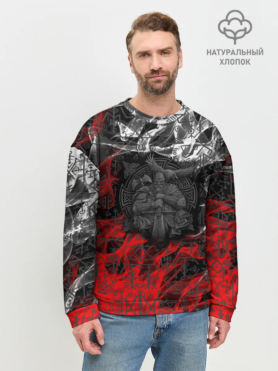 Мужской свитшот базовый / Викинги
