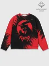 Мужской свитшот базовый / BERSERK red краска