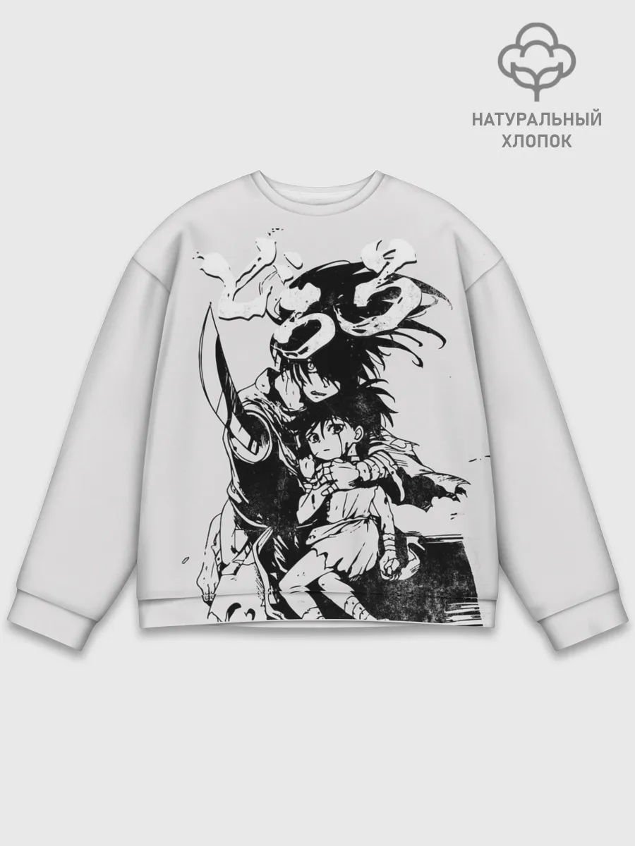 Мужской свитшот базовый / Хяккимару и Дороро