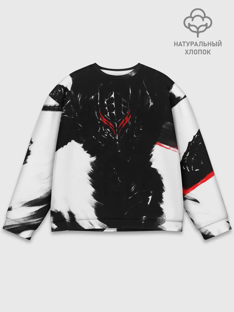 Мужской свитшот базовый / БЕРСЕРК ч/б