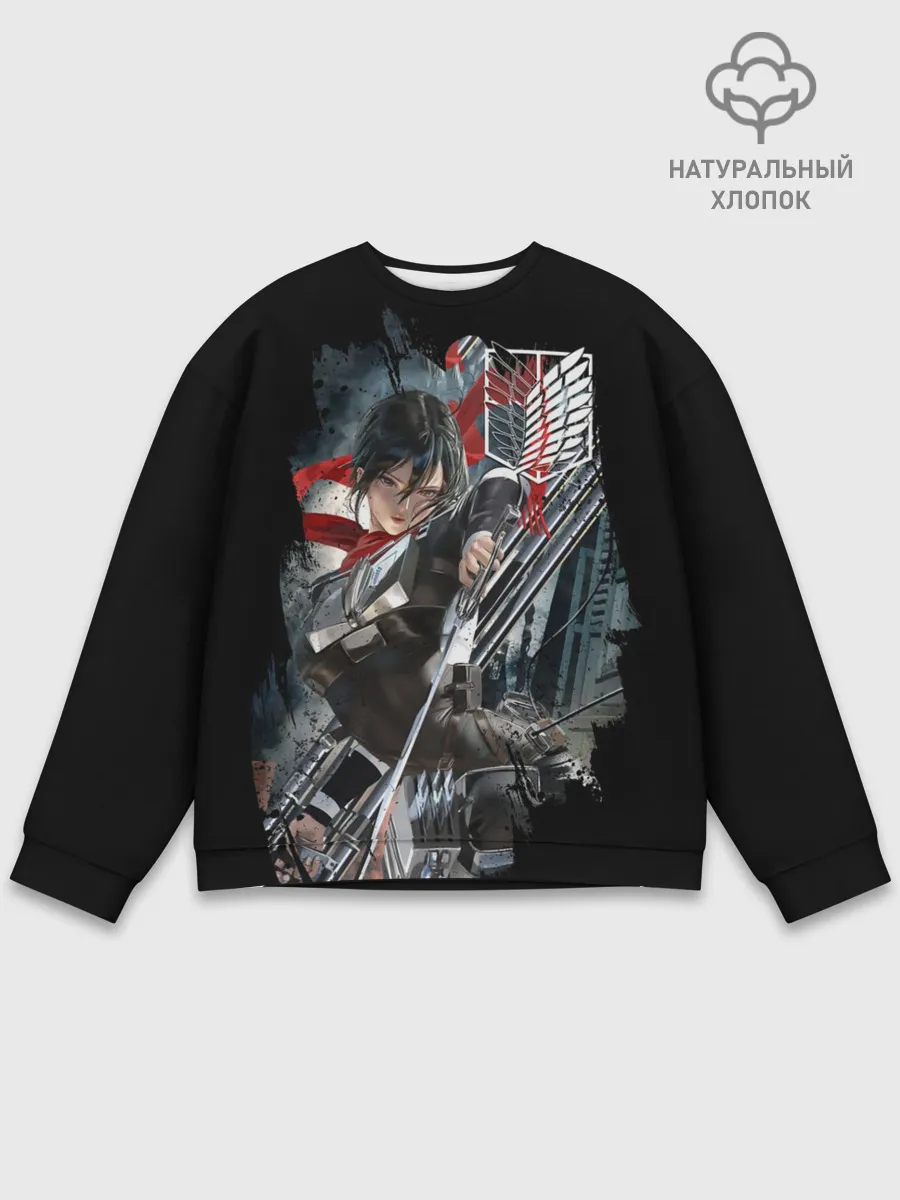 Мужской свитшот базовый / Shingeki no Kyojin