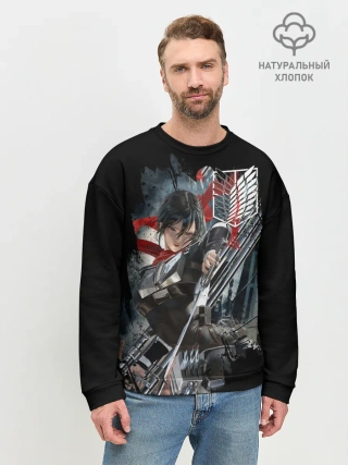 Мужской свитшот базовый / Shingeki no Kyojin