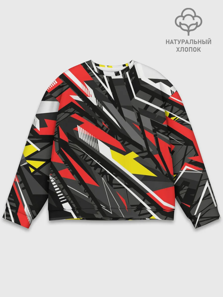 Мужской свитшот базовый / Фон. Абстракция.