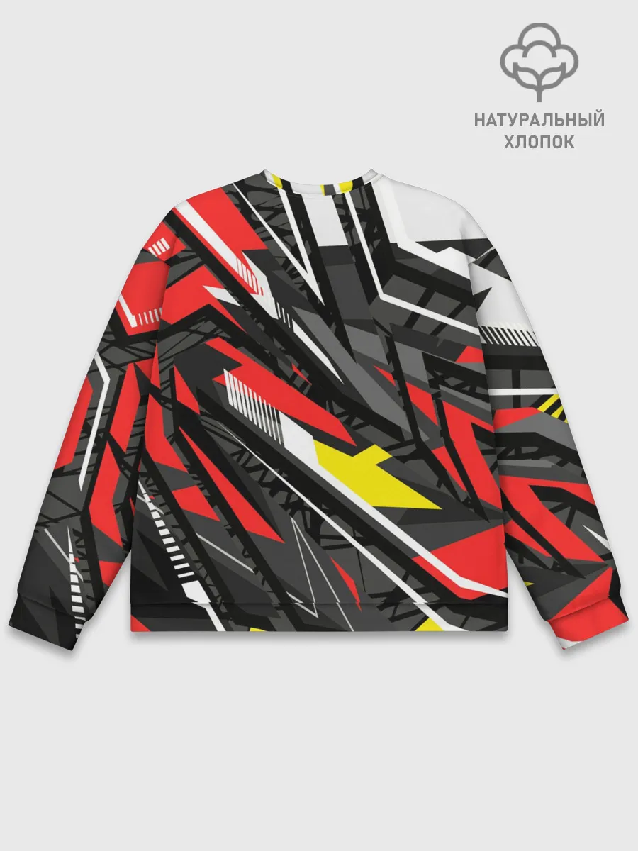 Мужской свитшот базовый / Фон. Абстракция.