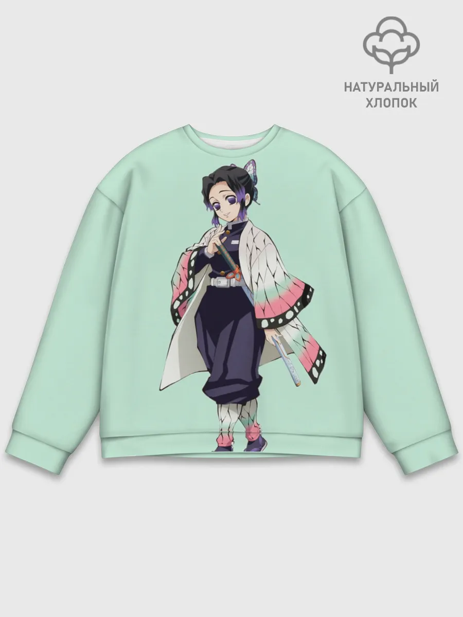 Мужской свитшот базовый / Шинобу Кочо, Столб Насекомого