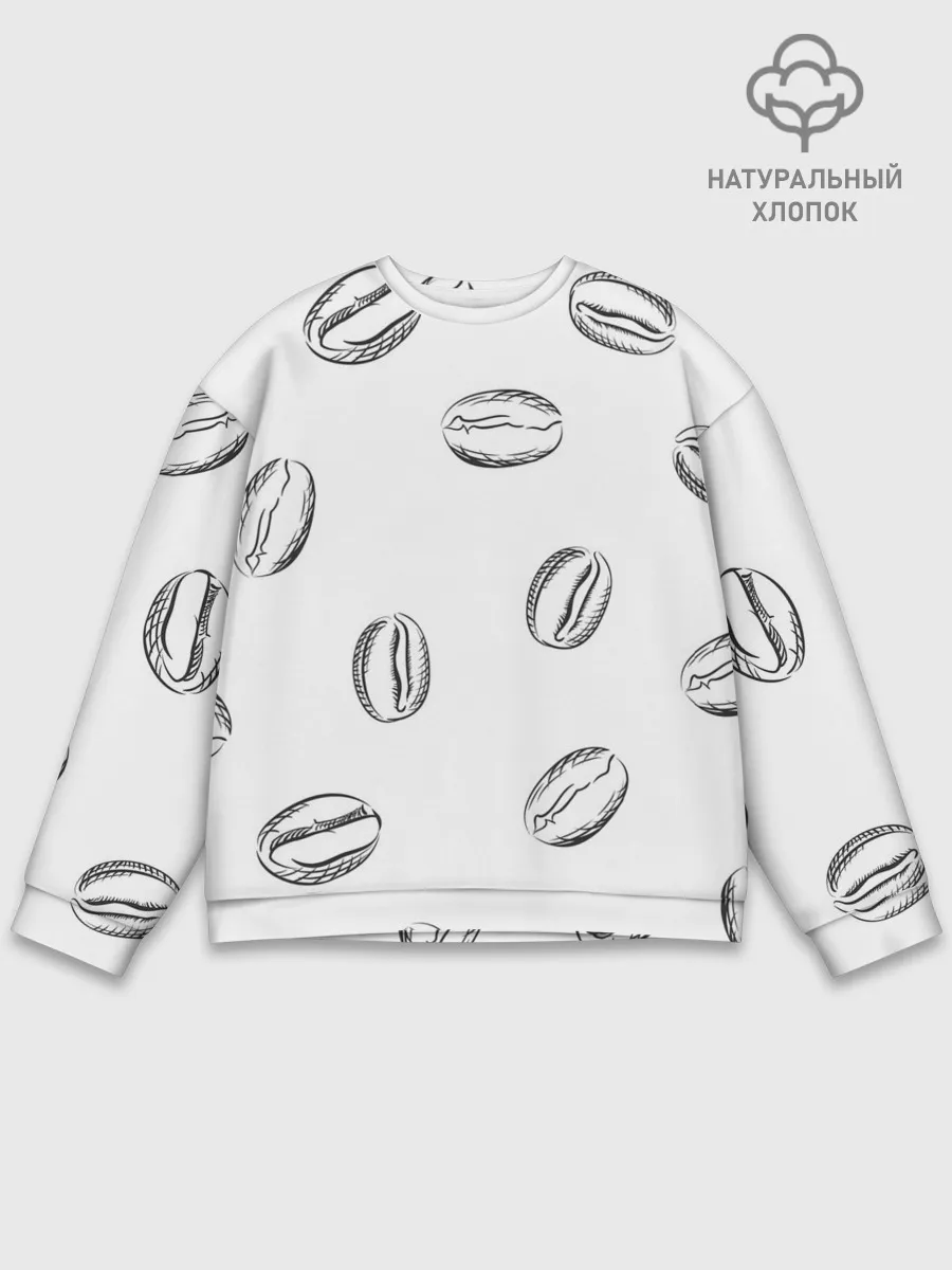 Мужской свитшот базовый / Кофейные зёрна