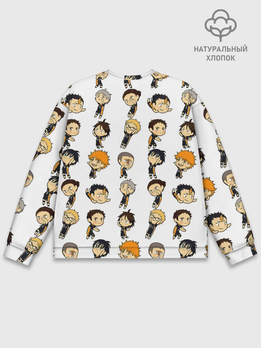 Мужской свитшот базовый / Команда школы Карасуно | Haikyuu!!