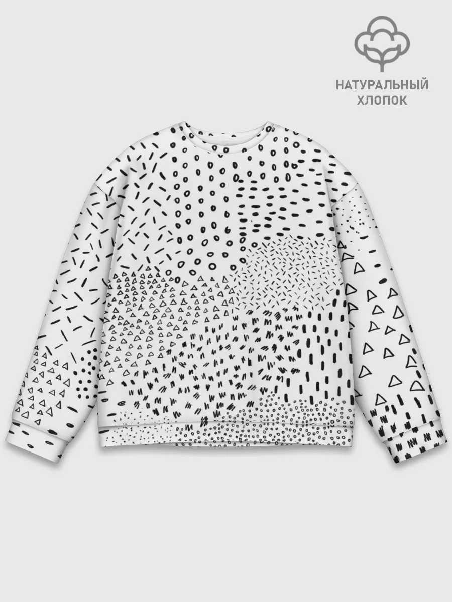 Мужской свитшот базовый / Абстракция