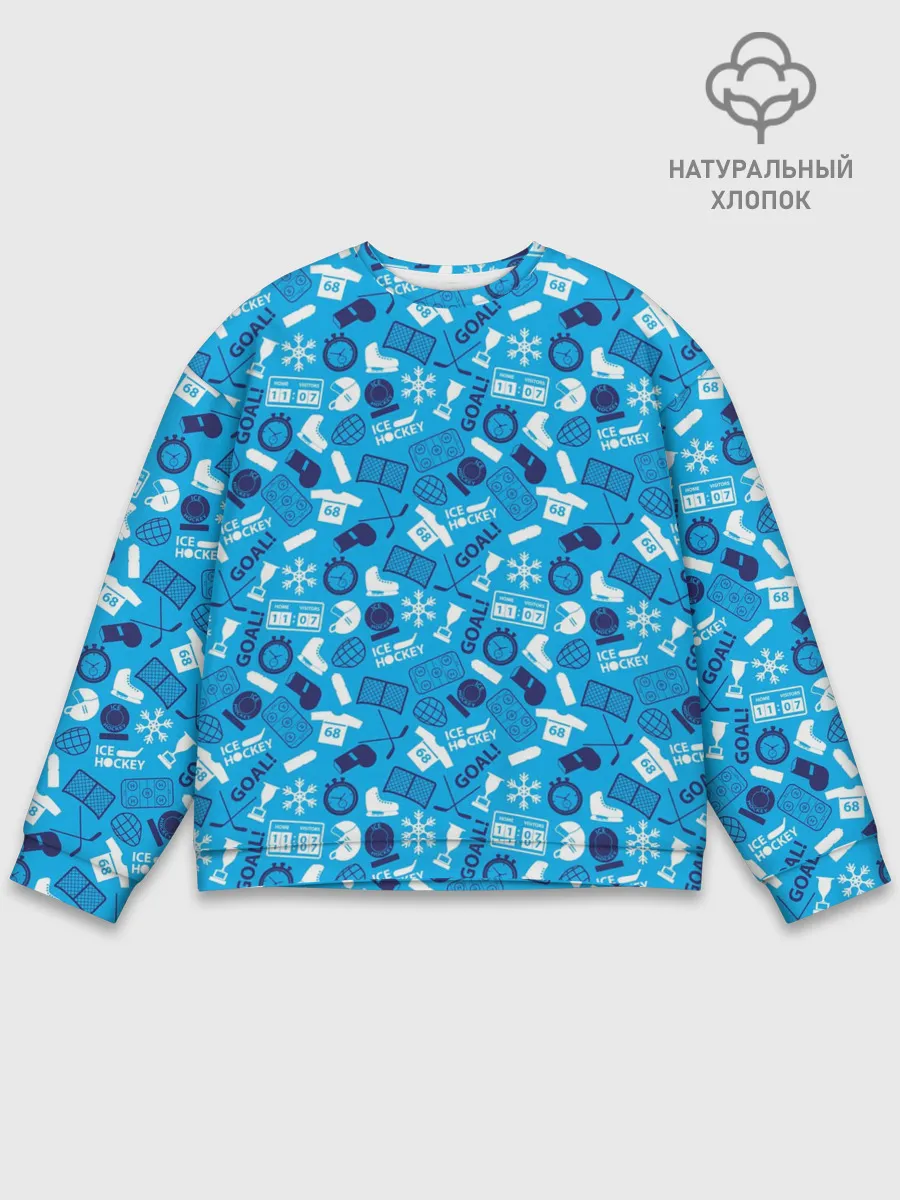 Мужской свитшот базовый / Хоккей