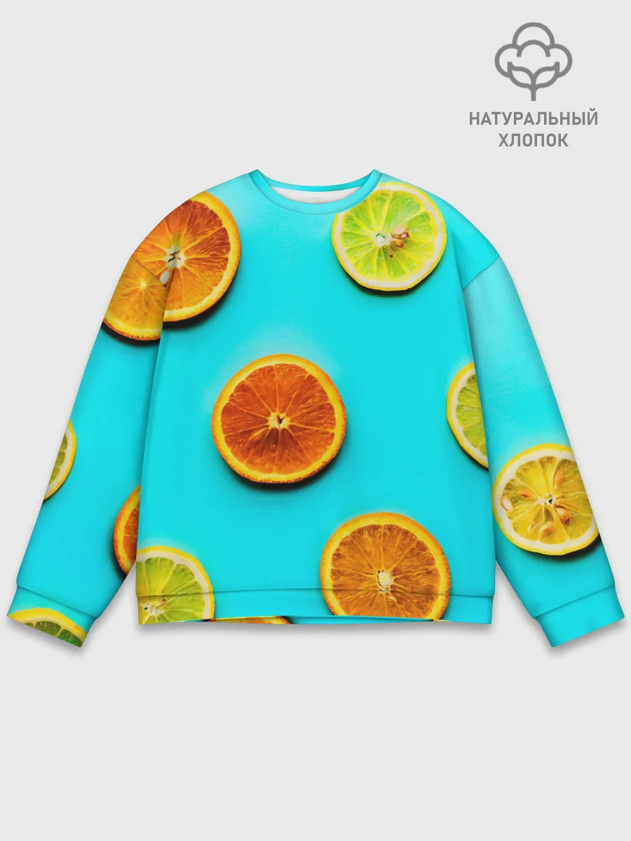 Мужской свитшот базовый / АпельСинки