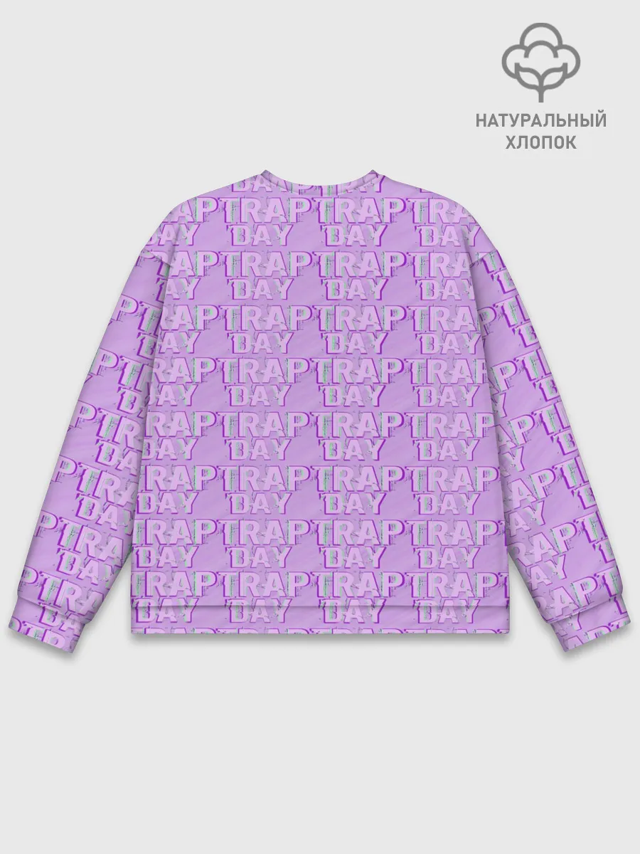 Мужской свитшот базовый / Трехмерный Trap Day