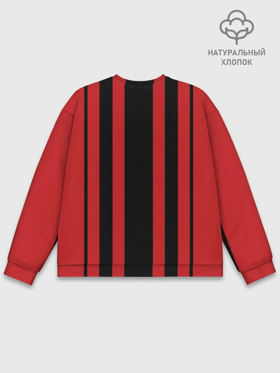 Мужской свитшот базовый / Милан домашняя форма 2021/2022