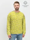 Мужской свитшот базовый / SpongeBobs facial expressions