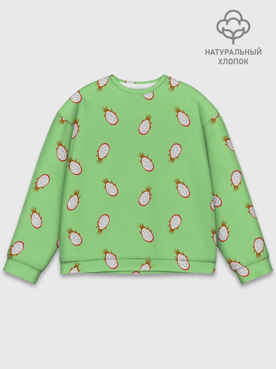 Мужской свитшот базовый / Драконий фрукт
